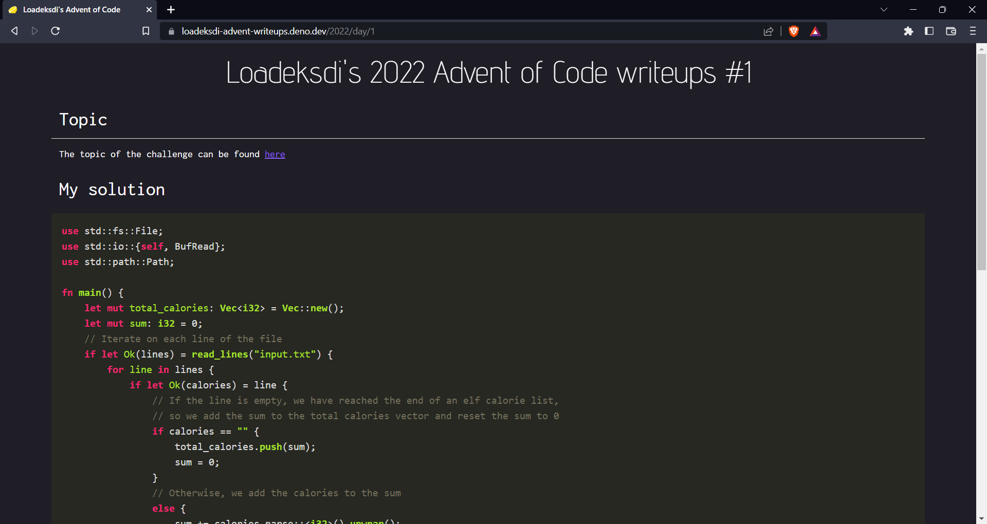 Advent of Code 2022